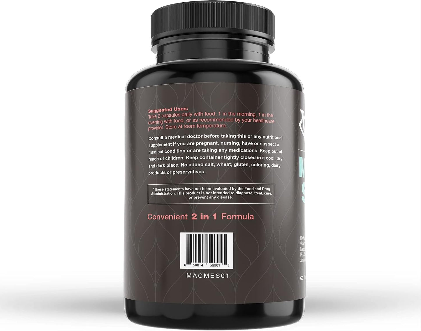 Visual Advantage® Macular Support + Meso-Z – Blue Light Eye Supplement with Triple Antioxidants (60 Capsules) - görsel 2