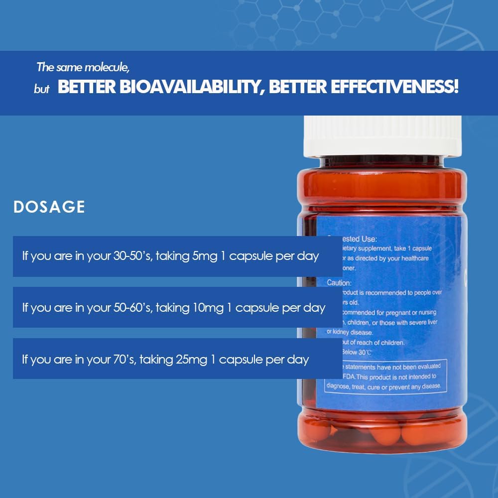 CAW Hypersorption Cycloastragenol 5mg - Cellular Support - 180 Enteric-Coated Capsules (6 Bottles) - görsel 6