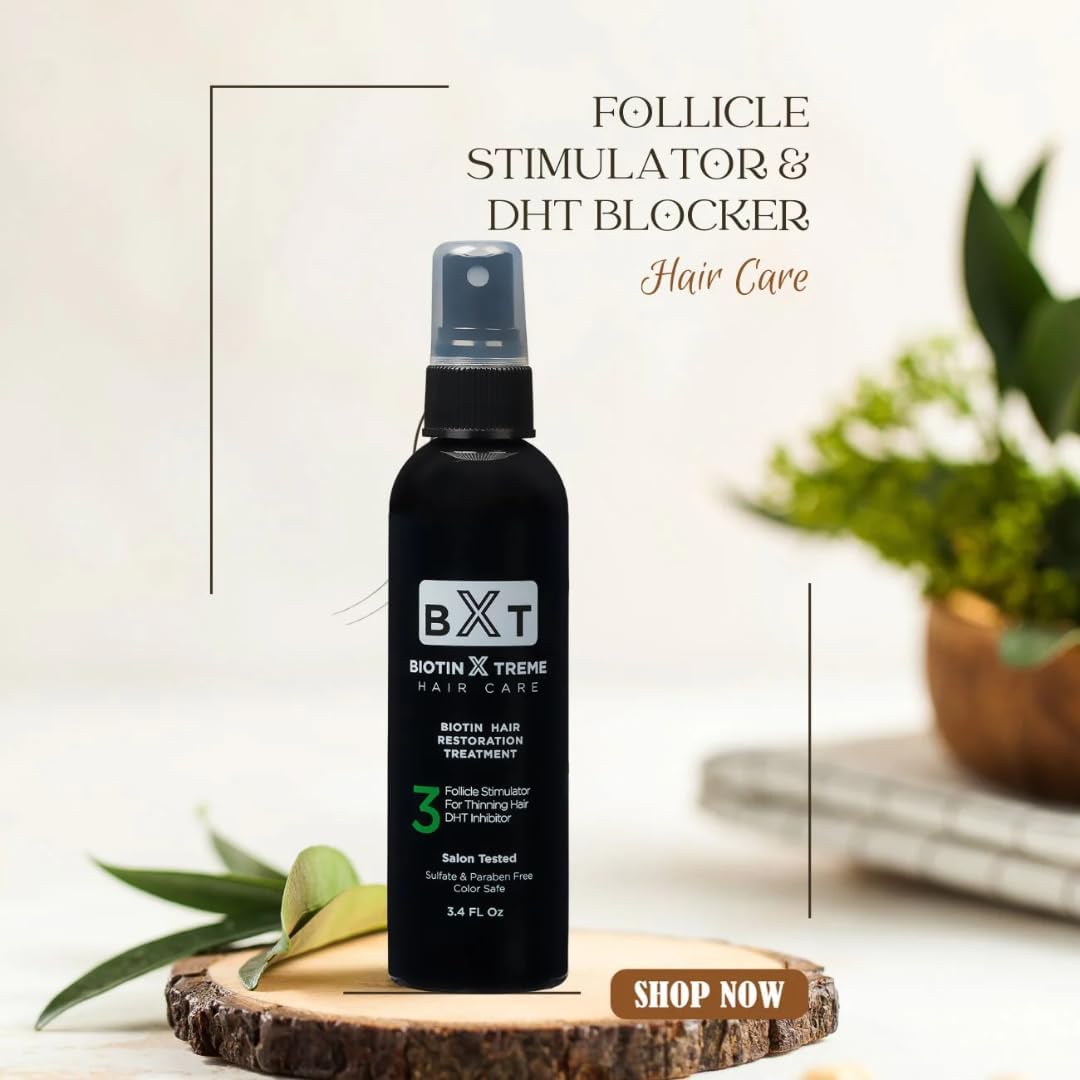 Biotin X Treme Hair Growth Bundle: Natural Shampoo & Hair Restoration Spray - görsel 3
