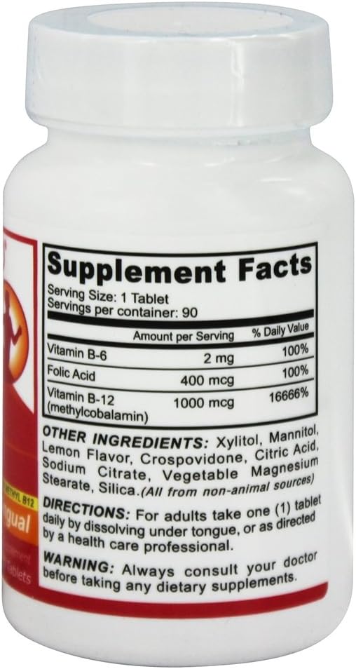DEVA Vegan Vitamin B12 Sublingual 1000mcg - 90 Tablets - görsel 2