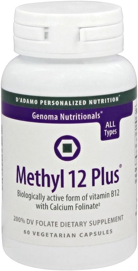 D'Adamo Personalized Nutrition Methyl 12 Plus - 60 Capsules - görsel 1
