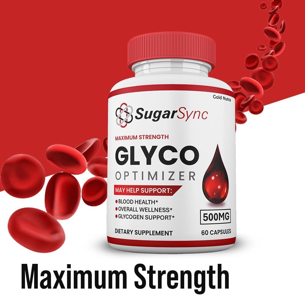SugarSync Glyco Optimizer Capsules - Blood Health Supplement, Twin Pack - görsel 3