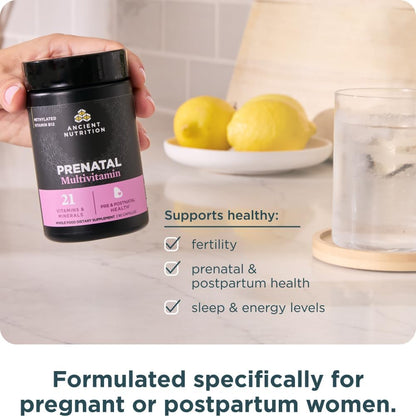 Ancient Nutrition Prenatal Multivitamin, 90 Capsules