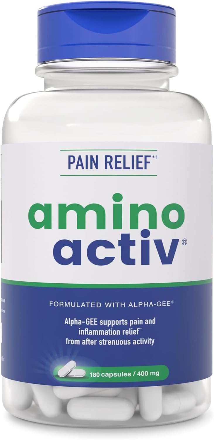 Amino Activ – Fast Holistic Support for Pain and Inflammation from Exercise (60 Capsules) - görsel 9