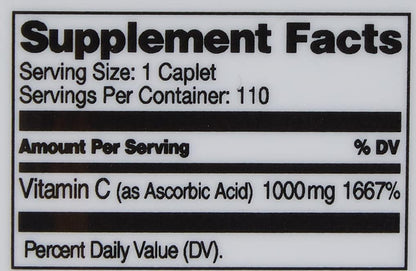21st Century C-1000 Prolonged Release Vitamin C Supplement, 110 Tablets