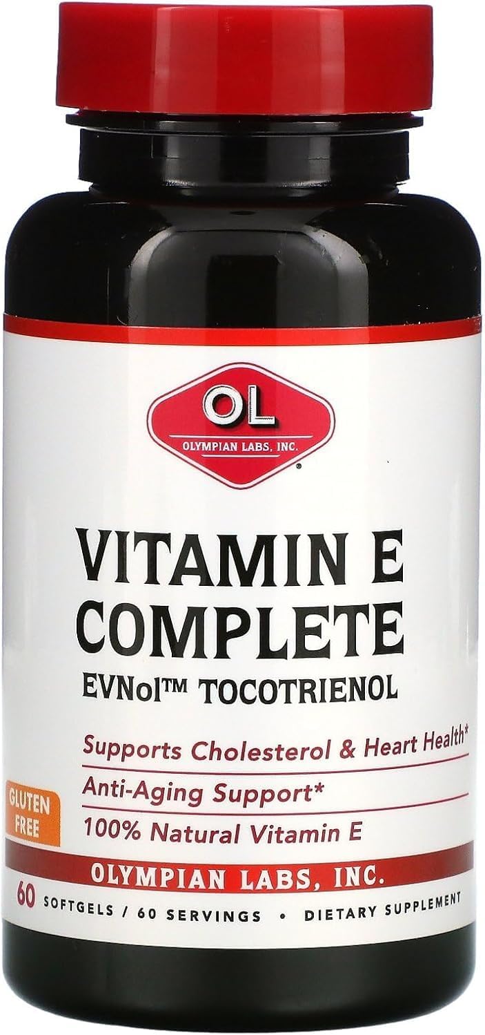 Olympian Labs Vitamin E Complete Tocomin - 200 IU, 60 Softgels - görsel 1