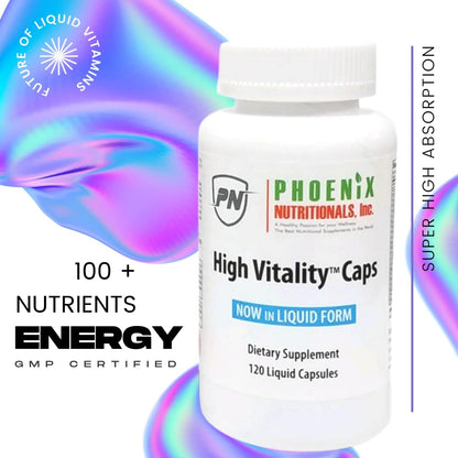 High Vitality Multivitamin and Mineral Full Spectrum Liquid-Filled Soft gel capsule Capsules - 120 Capsules