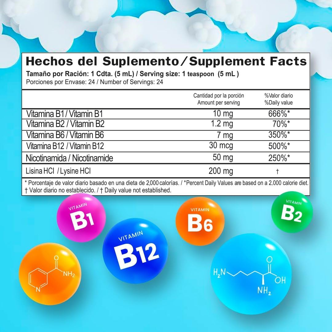 Gelnorex Children's Vitamin B Supplement Syrup, 118 ml - görsel 7