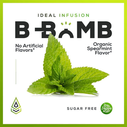 B-Bomb Vitamin B12 + B Complex Liquid Spray - Methylcobalamin with Adenosylcobalamin - Energy & Mood Support, Sugar-Free, Vegan, Organic Spearmint Flavour