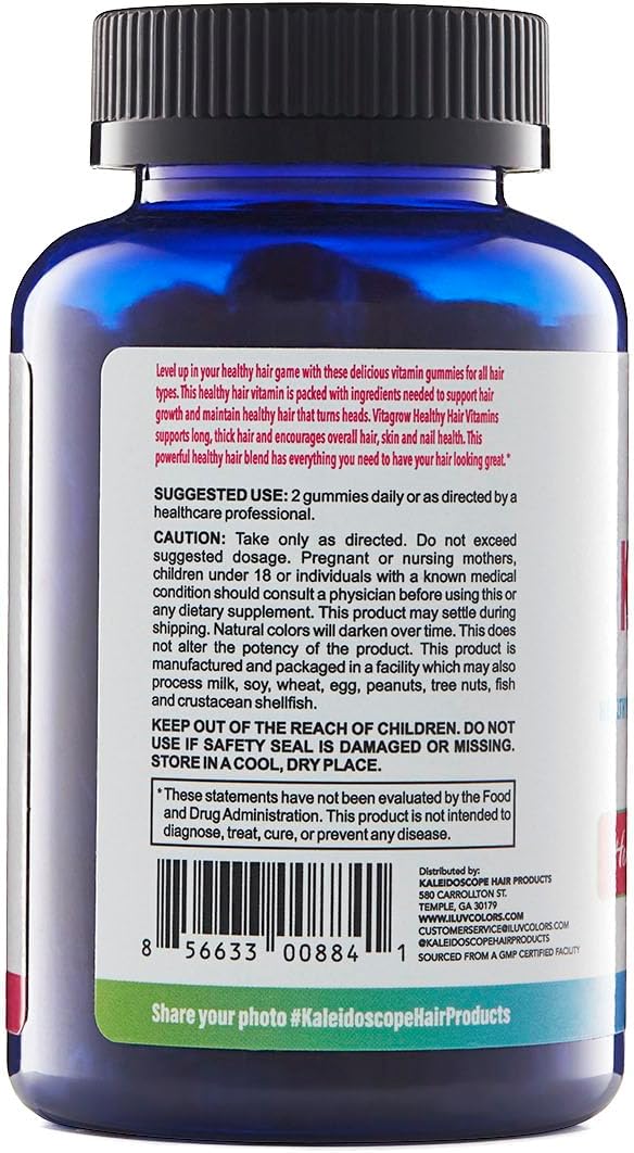 Kaleidogrow Healthy Hair Vitamins 60 Tablets - görsel 3