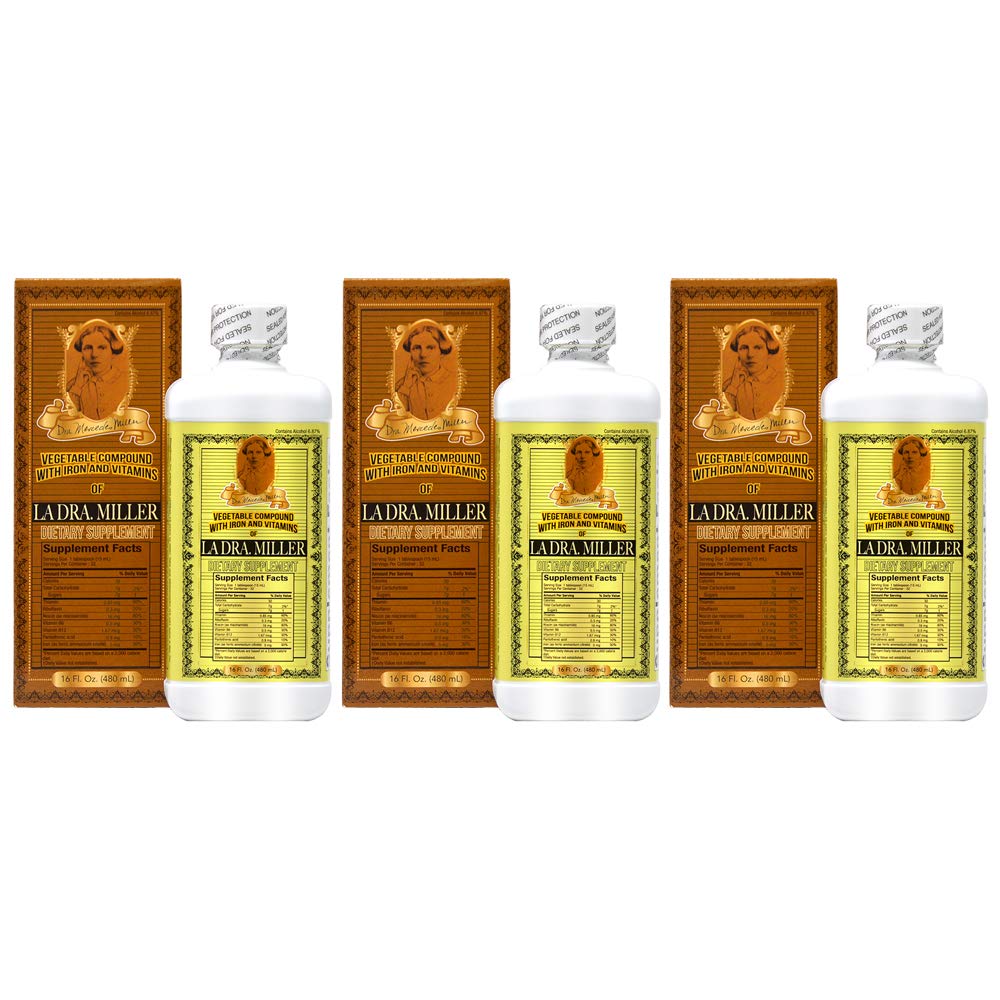 Menper La Dra. Miller 473 ml Vegetal Compound 3 Pack - görsel 1