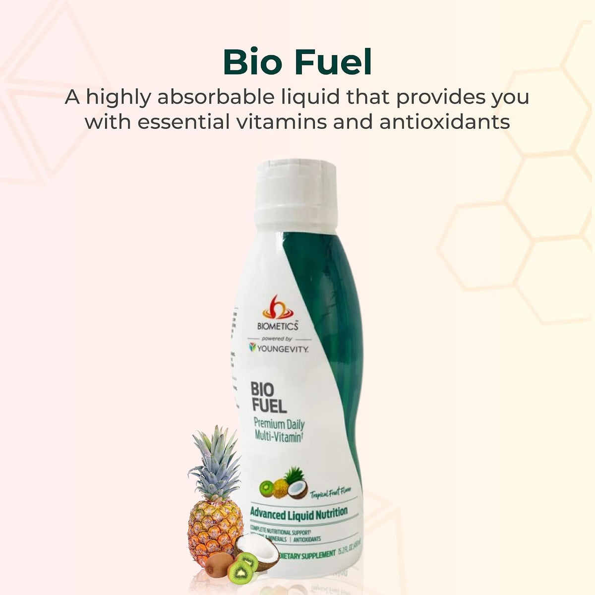 Youngevity Bio Fuel - Biometics Liquid Premium Multivitamin Supplement - görsel 2