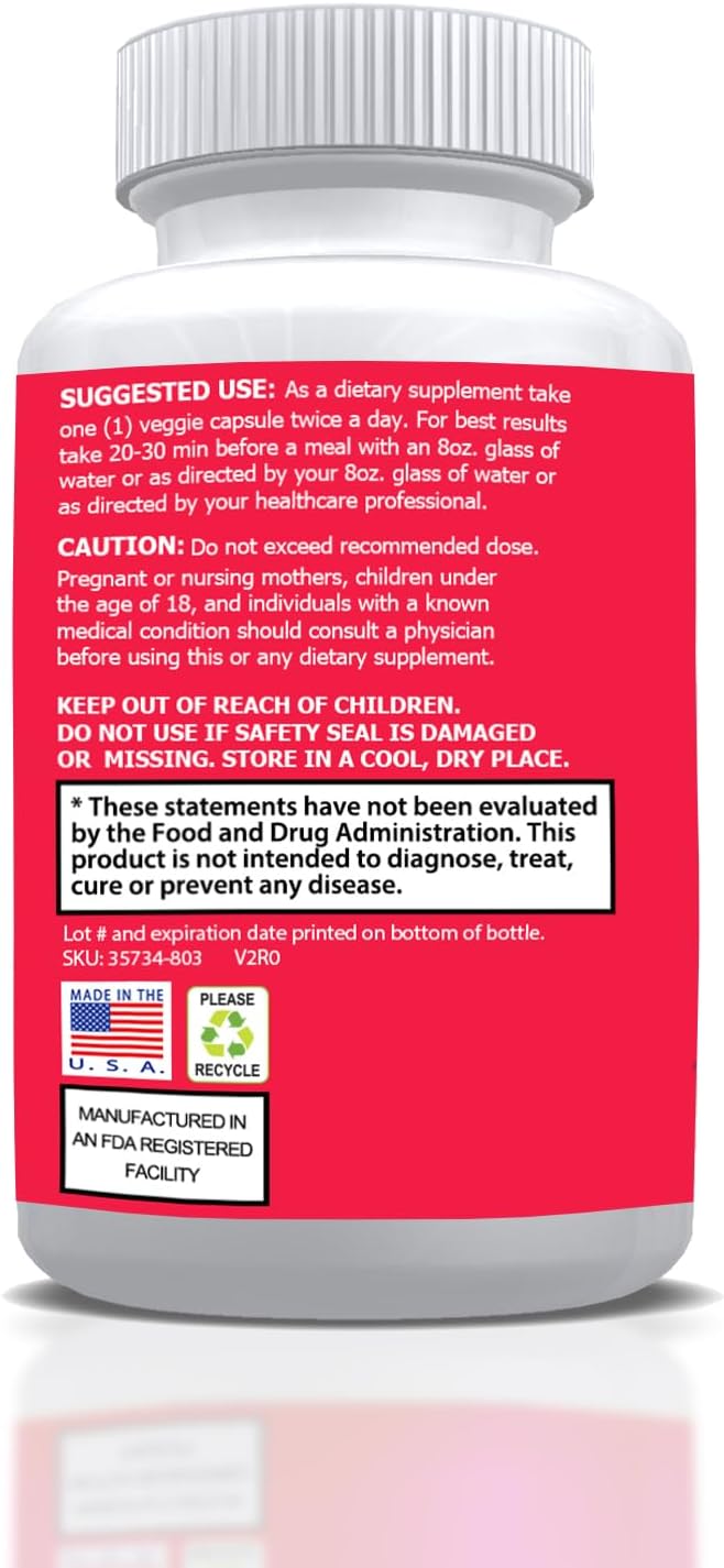 Sugar Shield - Advanced Sugar Support Food Supplement with Biotin, Chromium & Herbs - 60 Vegan Capsules - görsel 7