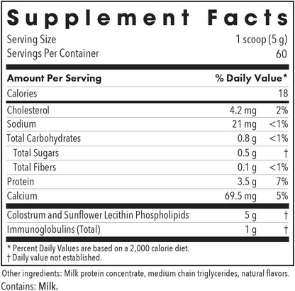ARG Phospholipid Colostrum Powder – 300g