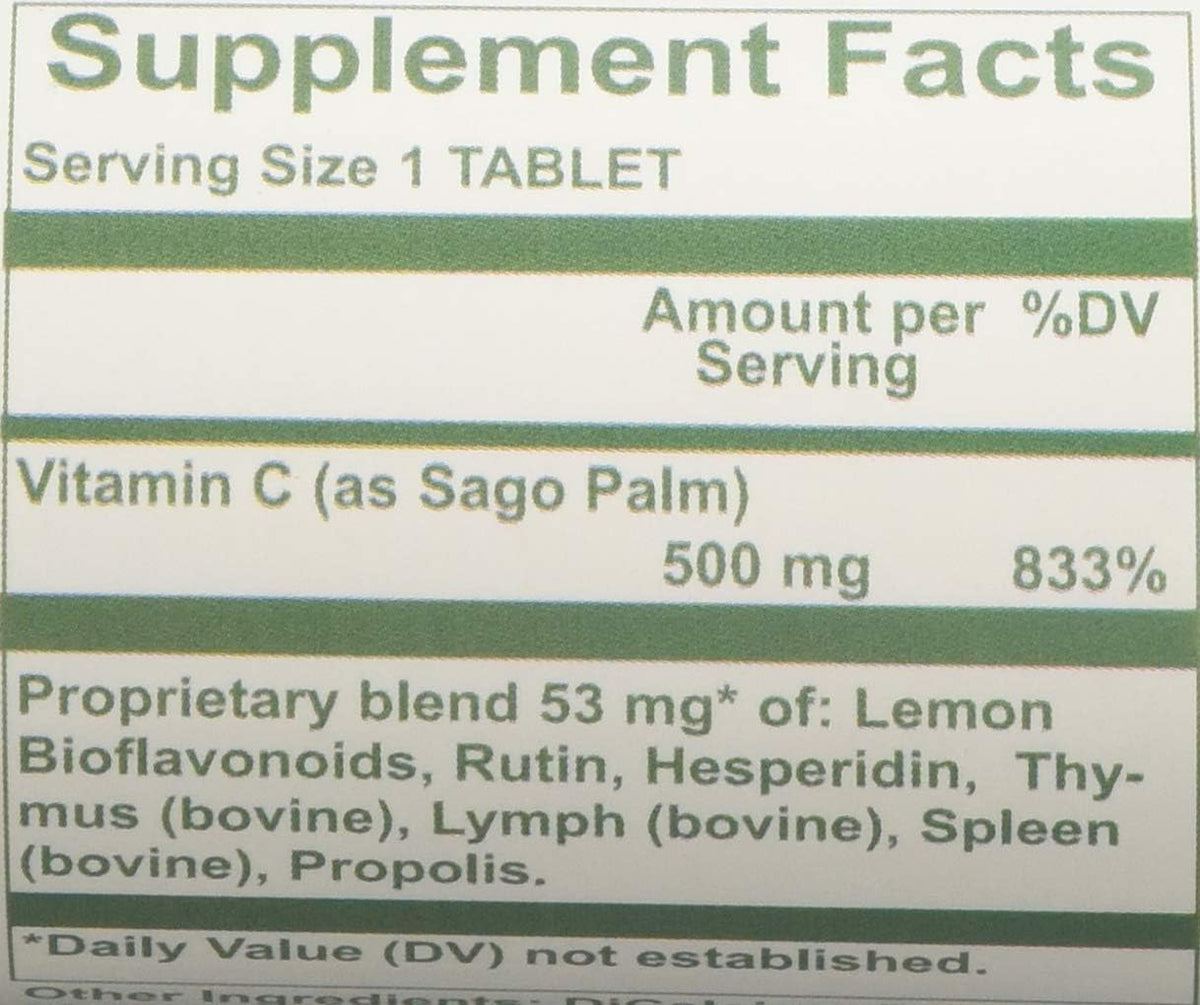 Nutri-West Sago-C-500 90 Tablets - görsel 2