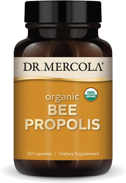 Dr. Mercola Organic Bee Propolis - 30 Capsules
