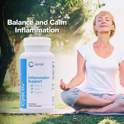 Cerule Cyactiv Natural Inflammation Support – Whole Body Balance & Cellular Defence – 60 Capsules