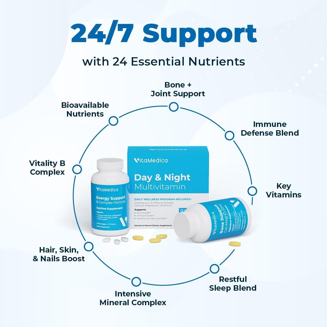 VitaMedica Multivitamin Day & Night Routine – 30-Day Supply - görsel 4
