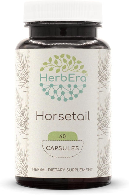 Horsetail 60 Capsules, 1000 mg - Dried Herbal Supplement