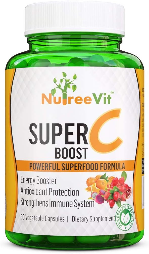NutreeVit 100% Organic Vitamin C Capsules - görsel 1