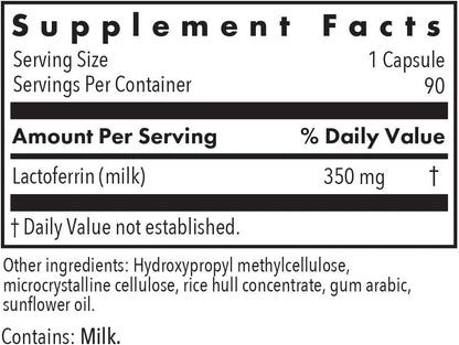 Allergy Research Group ARG Laktoferrin – 350 mg Lactoferrin, 90 Capsules