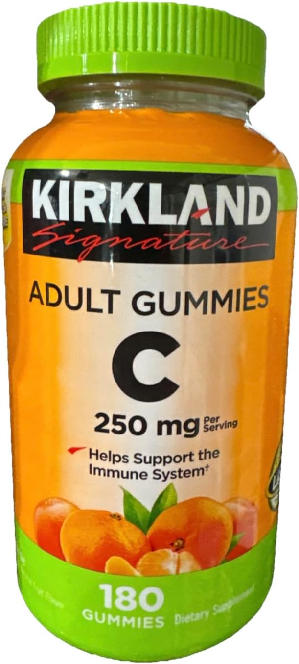 Kirkland Signature Vitamin C Adult Gummies 250 mg, 180 Gummies (Pack of 3) - görsel 2