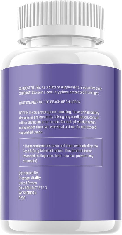 NiteHush Pro Brain Supplement Capsules – Maximum Strength All-Natural Formula for Focus and Memory (60 Capsules)