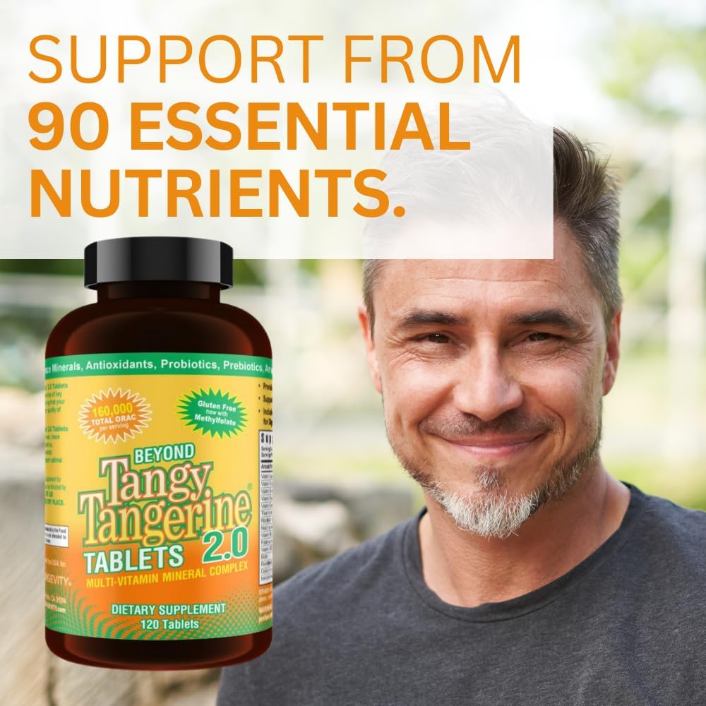Youngevity Beyond Tangy Tangerine 2.0 Multivitamin & Mineral Complex - 120 Tablets - görsel 7