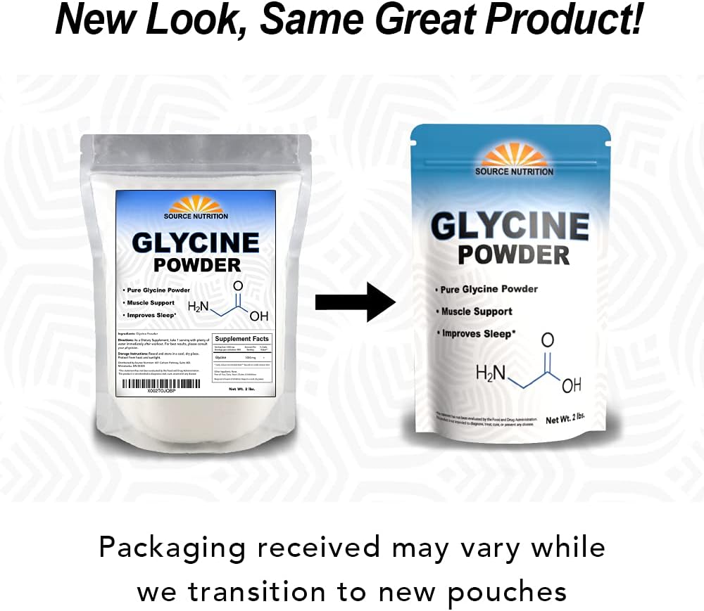 Glycine Powder (907 g) - Supports Restful – Sleep Support: Often used as part of a bedtime routine to support – Image 2