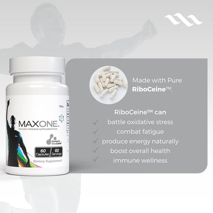 Max One, Optimised RiboCeine Supplementation, 60 Vegetable Capsules