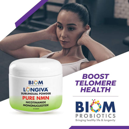 Biom NMN Sublingual Powder – Advanced Nanotised Nicotinamide Mononucleotide