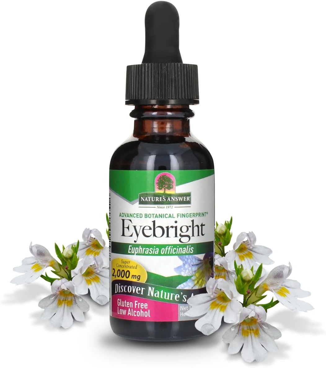 Nature's Answer Eyebright Herb with Organic Alcohol, 1 fl oz (30 ml) - görsel 1