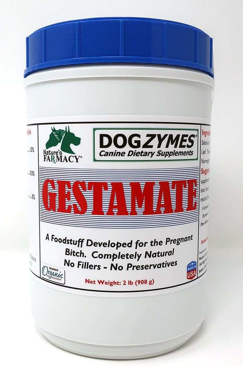 Dogzymes Gestamate (0.9 kg) - Canine Gestational Supplement for Hormone Support and Uterine Health - görsel 1