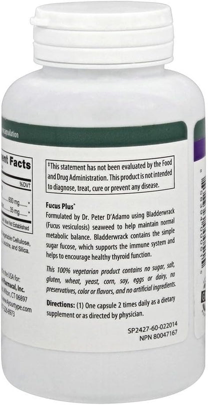 D'Adamo - Fucus Plus 60 Veggie Capsules