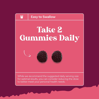 Hair, Skin & Nails Gummies for Women - Extra Strength Biotin & Collagen - Non-GMO Kosher Marine Collagen 10000mcg per serving - 90 Count