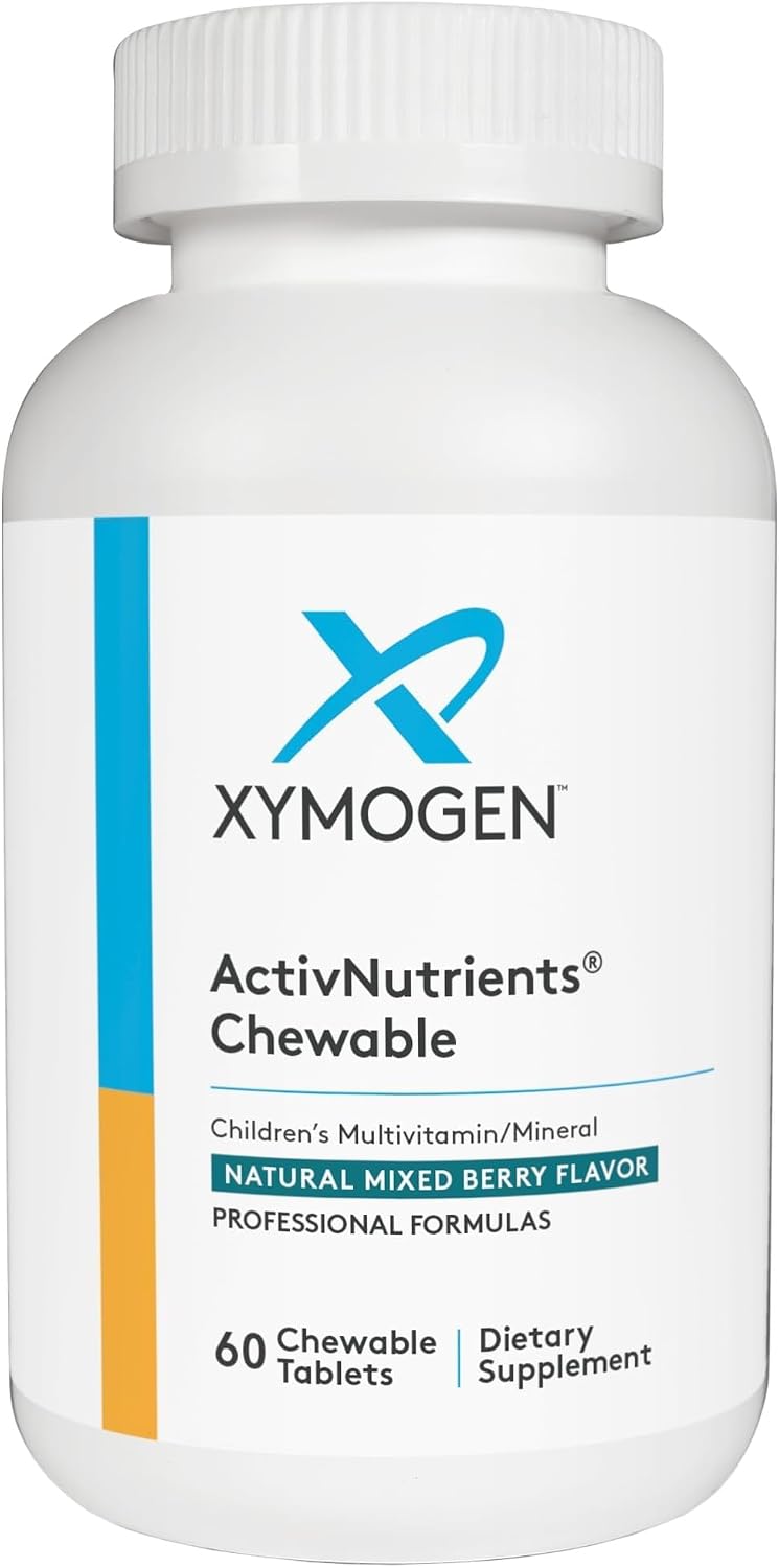 XYMOGEN ActivNutrients Chewable - Children's Multivitamin - Mixed Berry - 60 Count - görsel 1