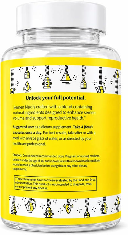Semen Max - Natural Male Enhancement Supplement for Volume Support and Reproductive Health