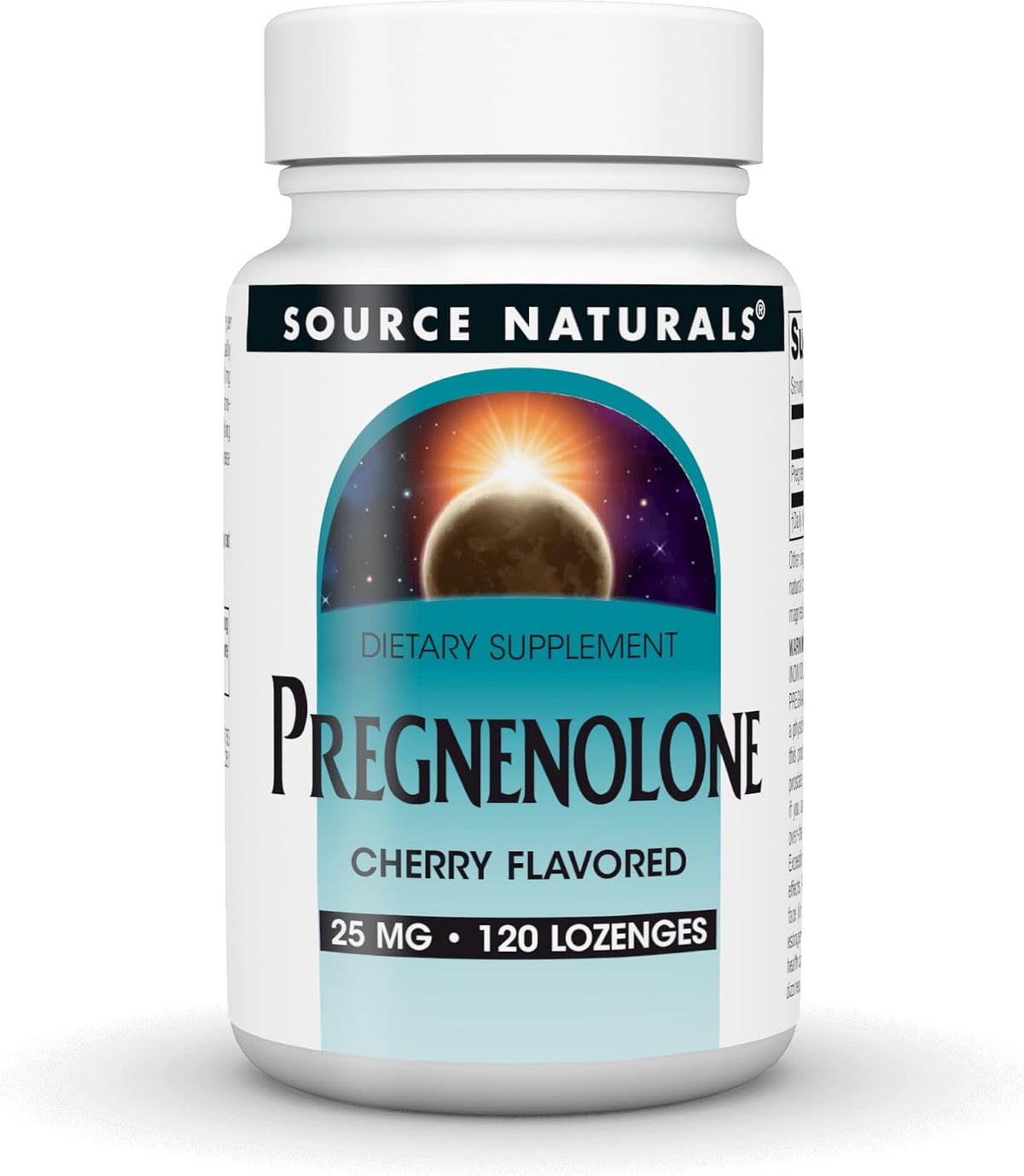 Source Naturals Pregnenolone 25mg - 120 Cherry Lozenges - görsel 1