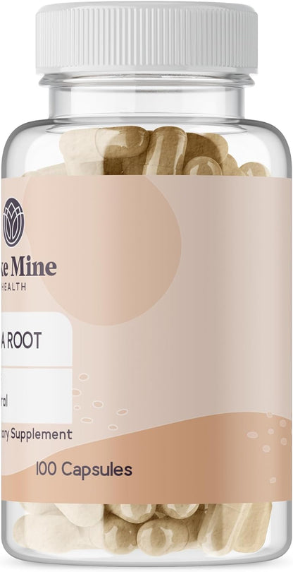Pure Maca Root Capsules (100) - No Fillers, Single Ingredient
