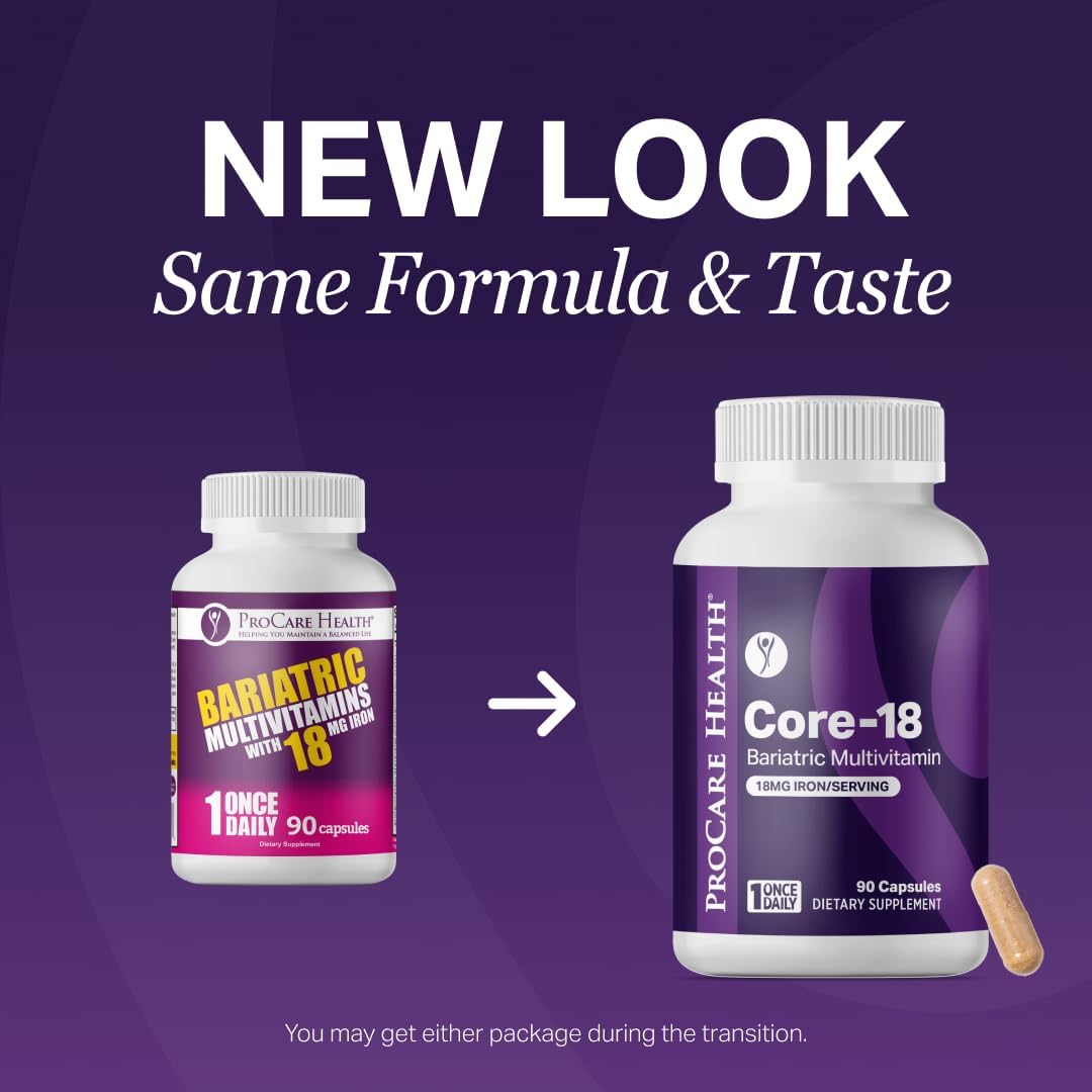 ProCare Health Bariatric Multivitamin with Iron – Post-Operative Support, 90 Capsules (3-Month Supply) - görsel 2