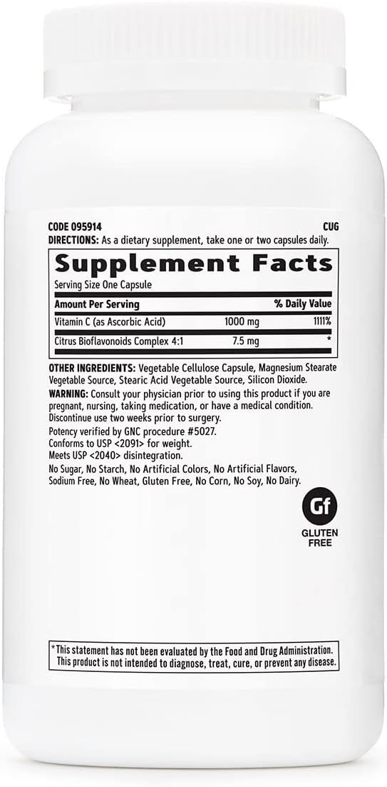 GNC Vitamin C 1000 mg Twin Pack - görsel 2