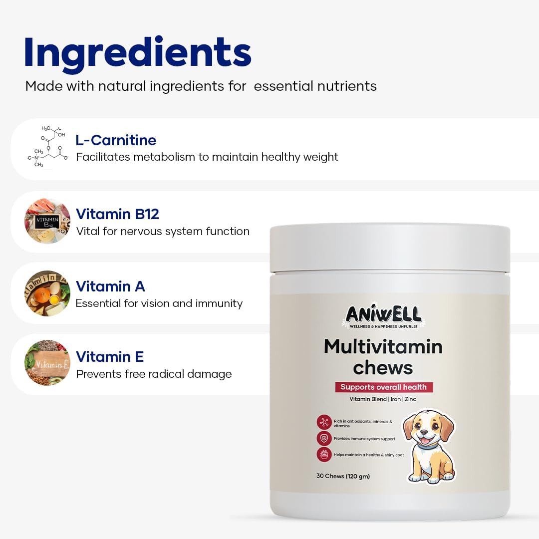 Aniwell Dog Multivitamin Chews 10-in-1 (Pack of 2) - görsel 2