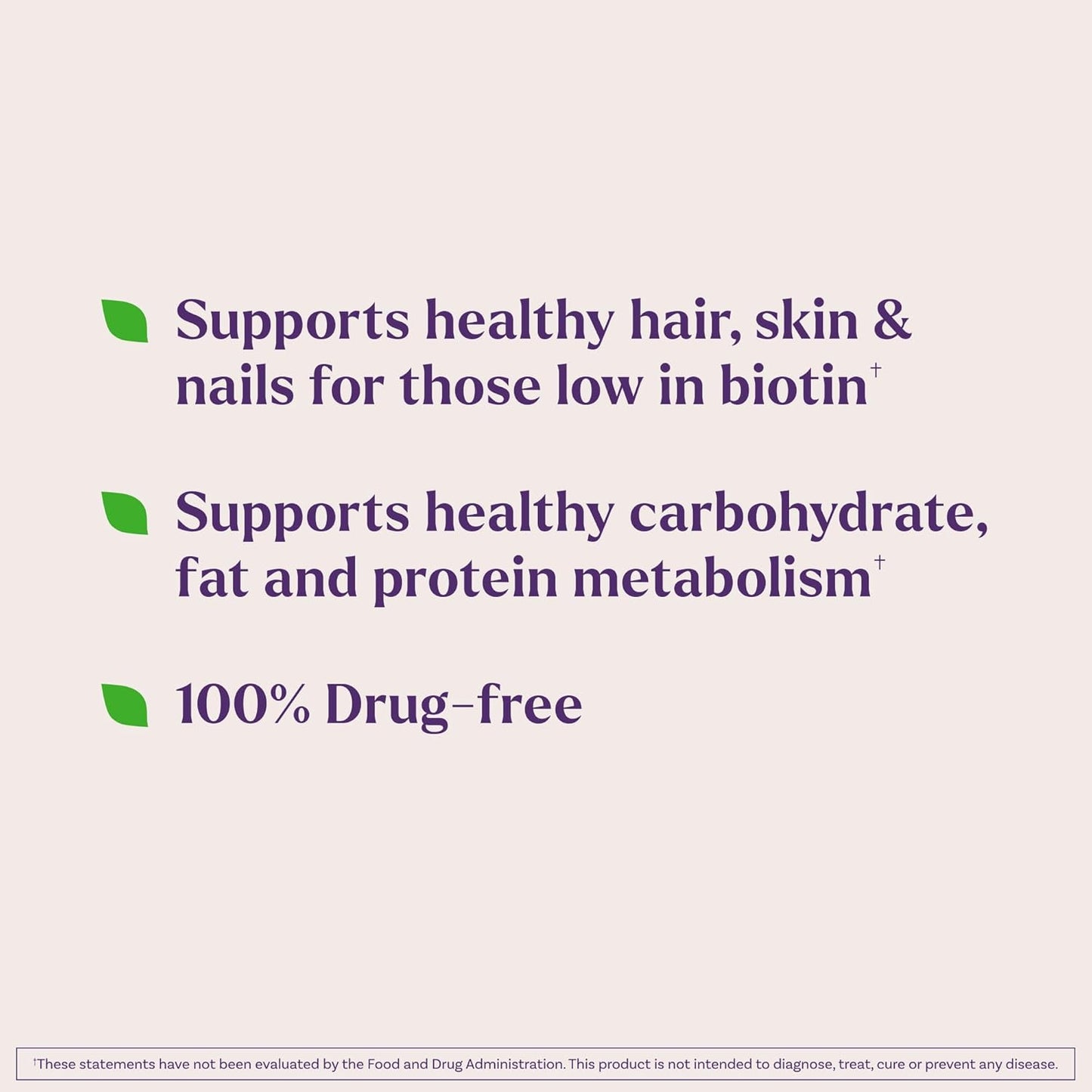 Natrol Beauty Biotin 10,000mcg Vitamins for Beauty, 100 Tablets - görsel 2