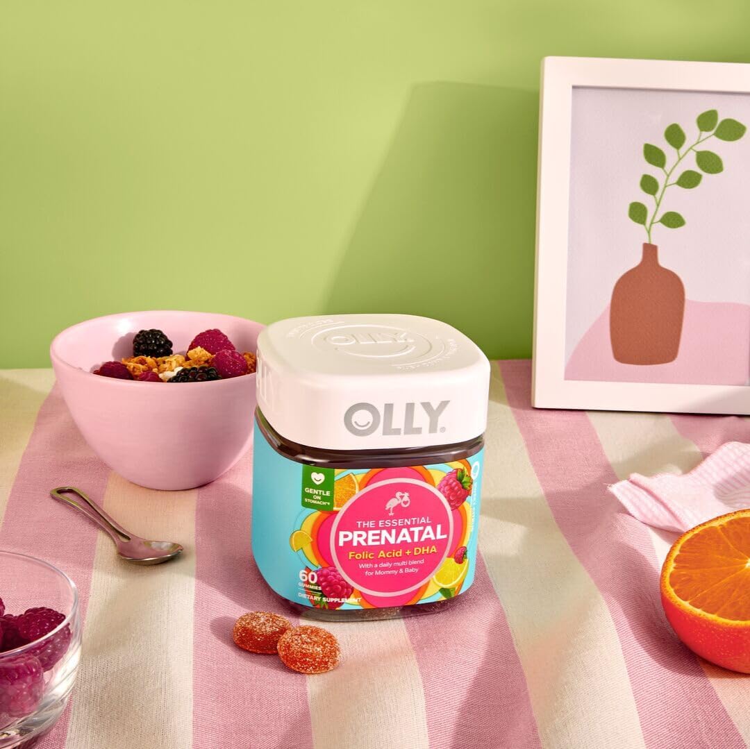 OLLY Prenatal Multivitamin Gummies, 30-Day Supply (60 Gummies) - görsel 9