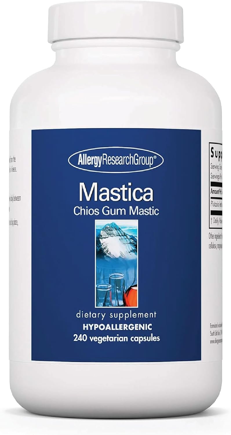 Allergy Research Group Mastica – Digestive Support with Chios Mastic Gum, 240 Capsules - görsel 1