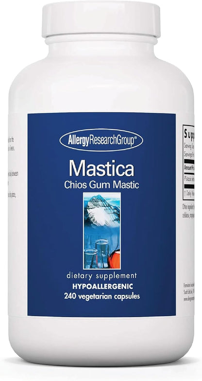 Allergy Research Group Mastica – Digestive Support with Chios Mastic Gum, 240 Capsules
