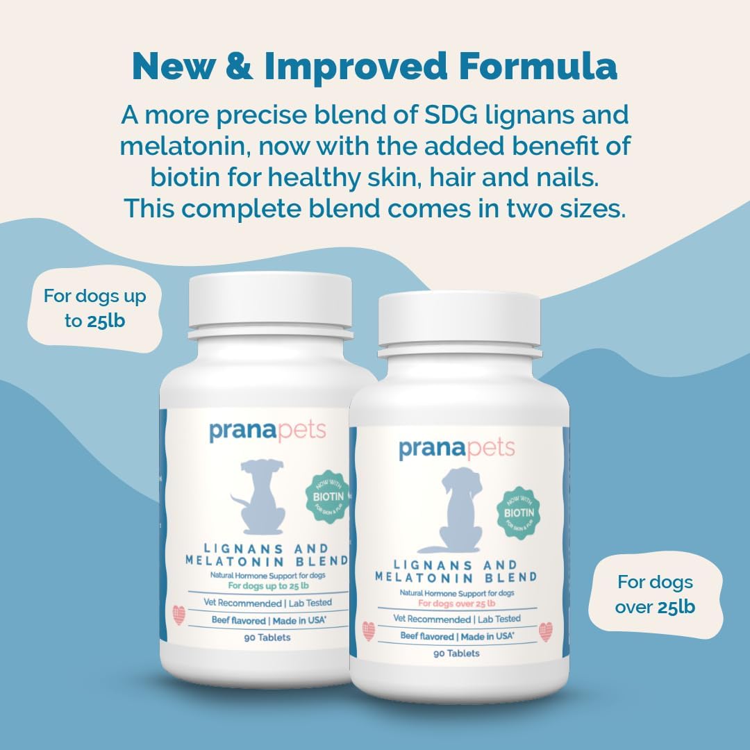 PranaPets Lignans & Melatonin with Biotin Blend for Dogs (up to 11 kg) - görsel 2