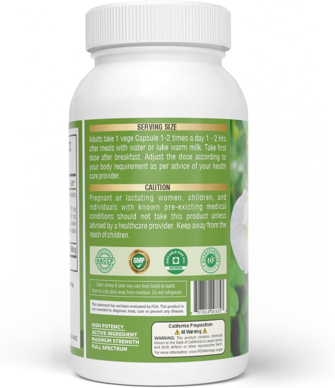 Herbsforever Shankhpushpi (Convolvulus pluricaulis) Extra Strength Extract - Traditional Brain Tonic & Mental Focus - 60 Vegan Capsules - görsel 2