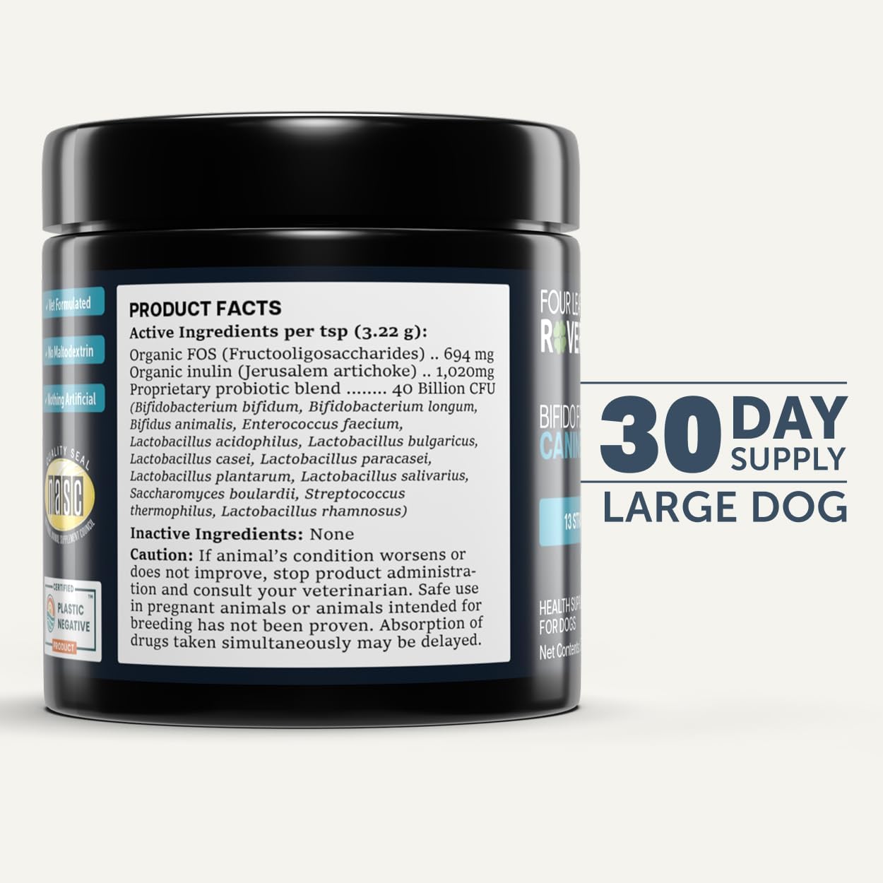 Bifido for Fido - Dog Probiotics for Digestive Health and Gut Health and Immune Balance - 50 Billion CFU - Veterinary Formulated - 30 Day Large Dog Supply - görsel 7