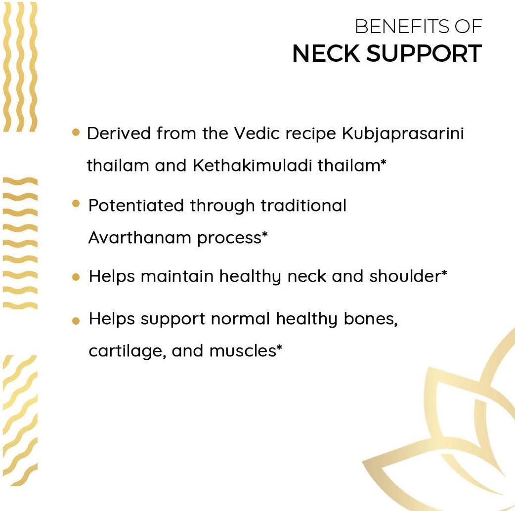 Kerala Ayurveda Neck Support Herbal Capsules - Ayurvedic Support for Neck, Shoulders, and Upper Back, 90 Capsules - görsel 5
